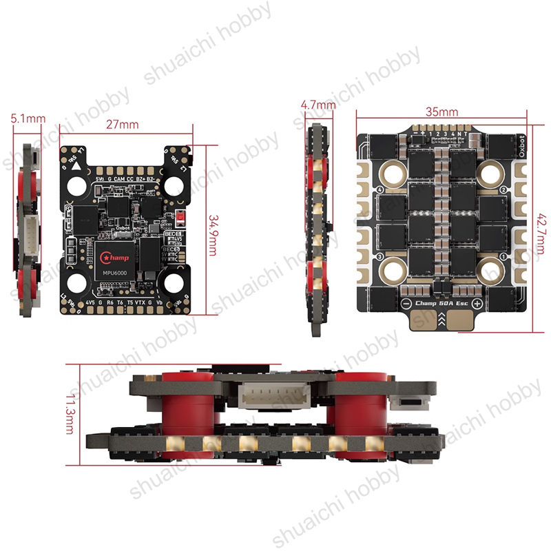 1 takım FPV Yarış Drone 3-8S F - Drone Racing Esc incelemesi ve fiyatı
