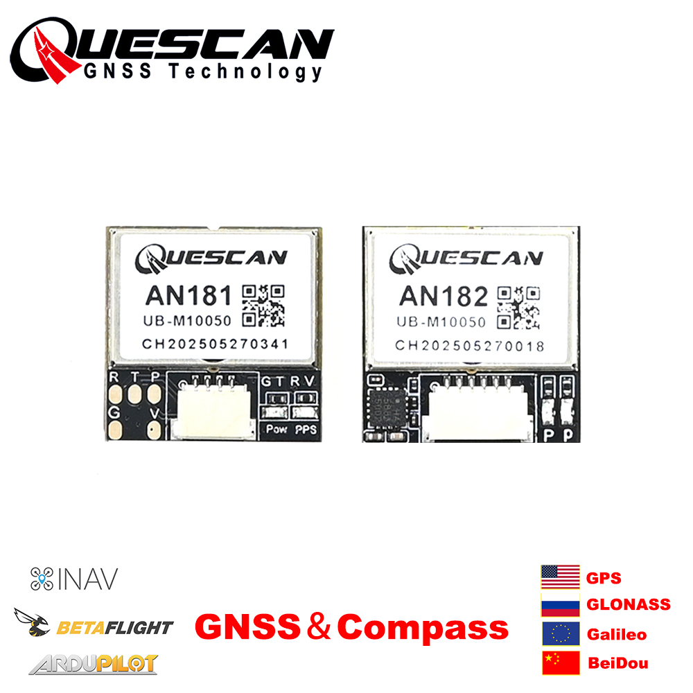QUESCAN 18mm M10 GPS GNSS Modü - Drone Racing Flight Controller incelemesi ve fiyatı