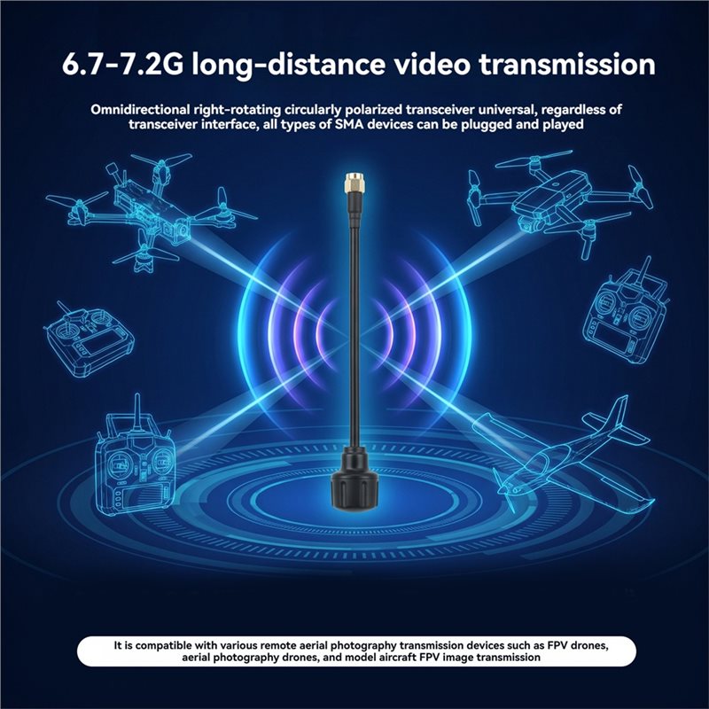 [YENİ!A25P] 6.7-7.2Ghz SMA Ant - Drone Racing Antenna incelemesi ve fiyatı