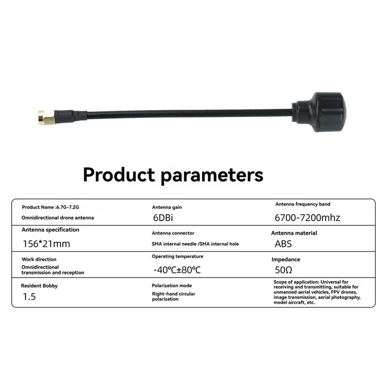 [YENİ!A25P] 6.7-7.2Ghz SMA Ant - Drone Racing Antenna incelemesi ve fiyatı