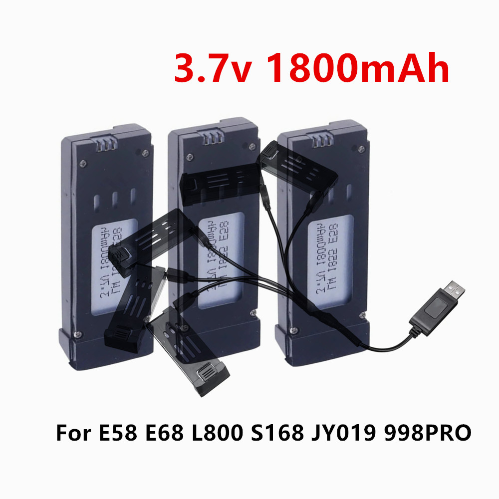 3.7V 1800mAh Drone Lityum Pil  - Eachine Drone E58 incelemesi ve fiyatı